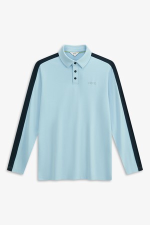 컬러 블록 AR 티셔츠_BLUE-a