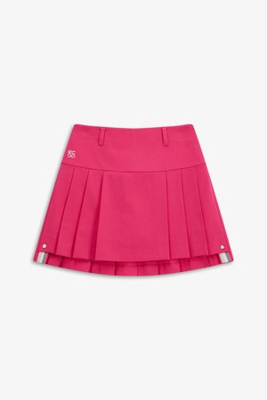 화섬 기모 플리츠 스커트_PINK-a