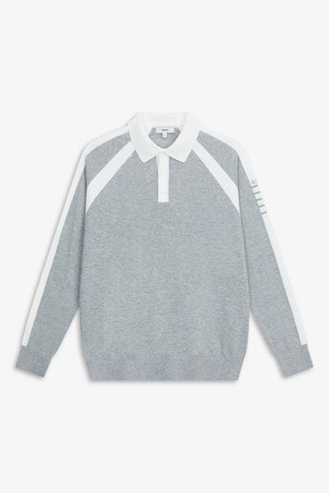 컬러 블럭 스웨터_GREY-a