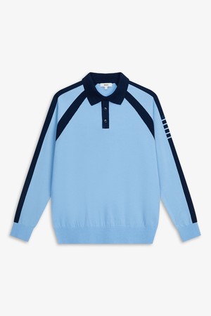 컬러 블럭 스웨터_BLUE-a