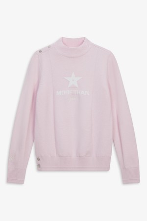 STAR V 모크넥 방풍 풀오버_PINK-a