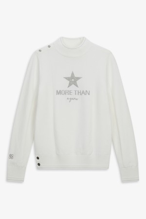 STAR V 모크넥 방풍 풀오버_WHITE-a