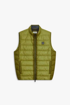 STAR 립조직 다운 VEST_YELLOW-a