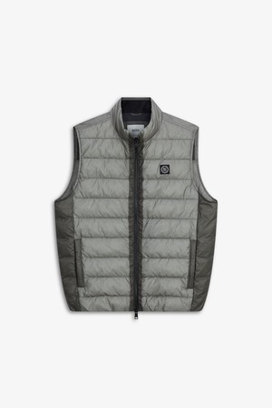 STAR 립조직 다운 VEST_GREY-a