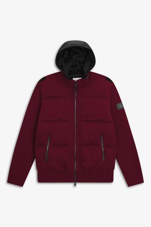 패딩 하이브리드 풀집업_RED-a