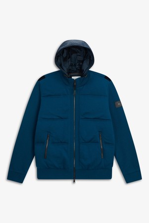 패딩 하이브리드 풀집업_BLUE-a