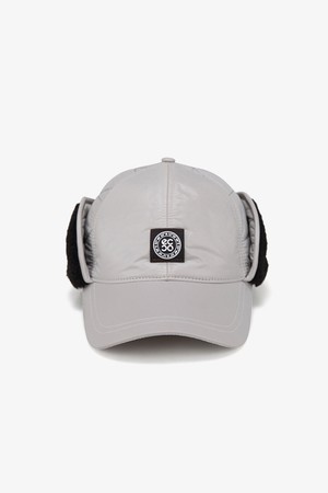 MEN 겨울 남성 귀달이 퀼팅 캡_GREY-a