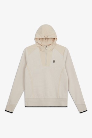 WOMEN 후디 맨투맨 긴팔 티셔츠_BEIGE-a