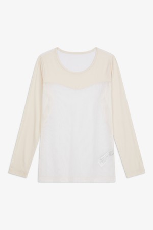 WOMEN 메쉬 냉감 베이스레이어_BEIGE-a