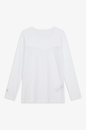 WOMEN 메쉬 냉감 베이스레이어_WHITE-a