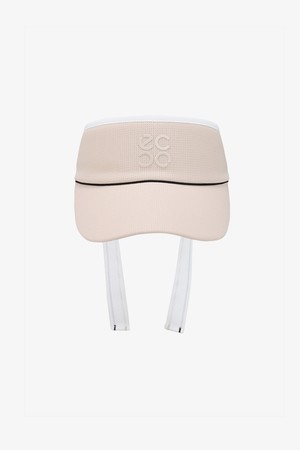 WOMEN 에코 아이코닉컬러 포인트 바이저_BEIGE-a