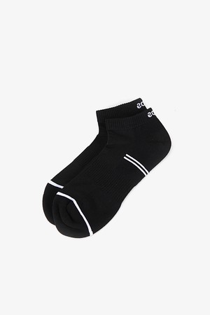 MEN 로고포인트 단목양말_BLACK-a