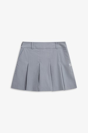WOMEN 플리츠 스커트_GREY-a