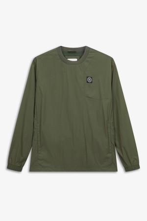 MEN 라운드넥 아노락_KHAKI-a