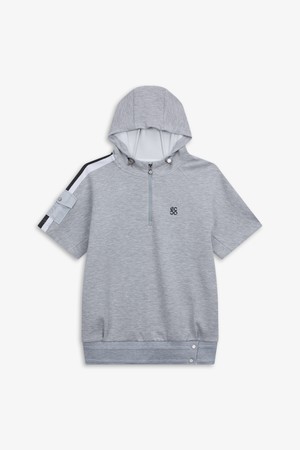 WOMEN 져지 티셔츠_GREY-a