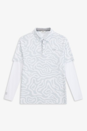 MEN 냉감 소매 레이어드 긴팔_GREY-a