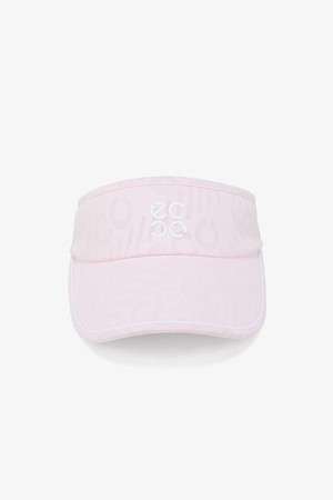 WOMEN 메쉬 자가드 바이저_PINK-a