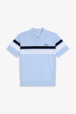 MEN 라인포인트 반팔 풀오버_BLUE-a