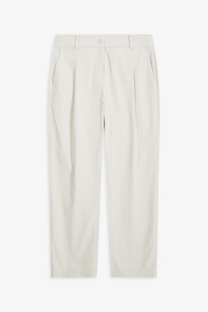 WOMEN 테이퍼드핏 팬츠_BEIGE-a