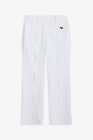 WOMEN 여름 부츠컷 팬츠_WHITE-a