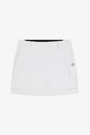 WOMEN 아웃포켓 반바지_WHITE-a