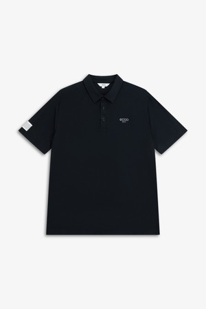 MEN 조직감 반팔 티셔츠_BLACK-a