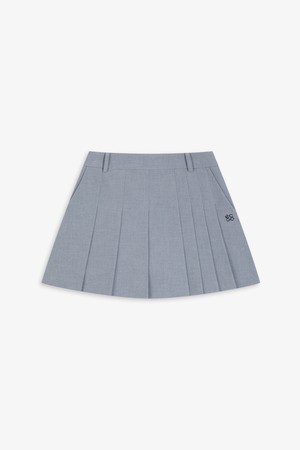 WOMEN TR 플리츠 스커트_NOCOLOR-a