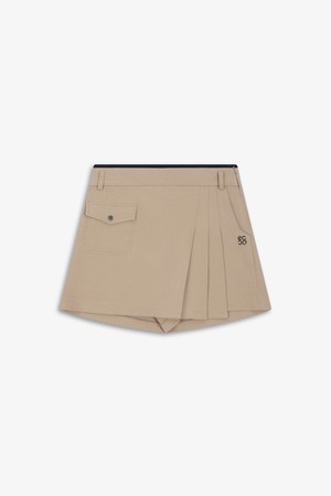 WOMEN 울라이크 랩 반바지_BEIGE-a