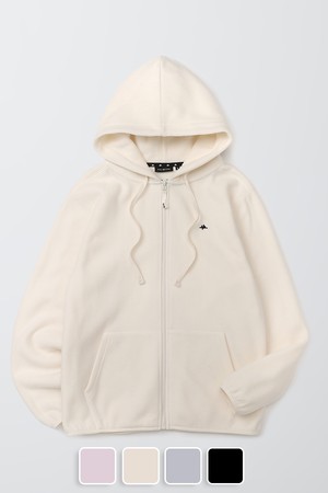 Fleece Hood Zip-Up (U22DTJK35)