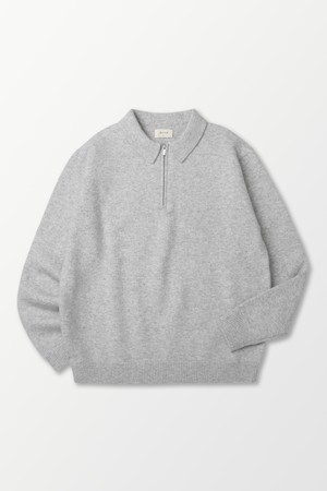 Collar Zip-Up Knit (U23DTNT65)