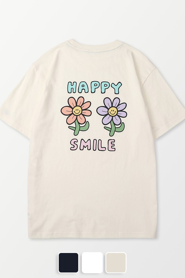 UNLIMIT - 반팔티셔츠 - Smile Tee (U24BTTS404)