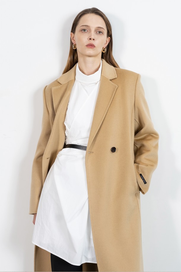 cordinary - 코트 - Tailoring single button wool coat - beige