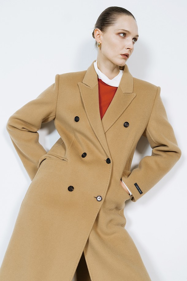 cordinary - 코트 - Stitch pointed chester collar cashmere coat - camel