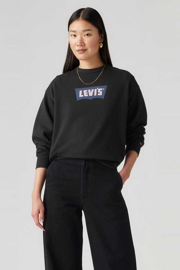 LEVI'S - 스웻셔츠 - 그래픽 아이코닉 헤리티지 크루넥 스웨트셔츠_000RM-0003