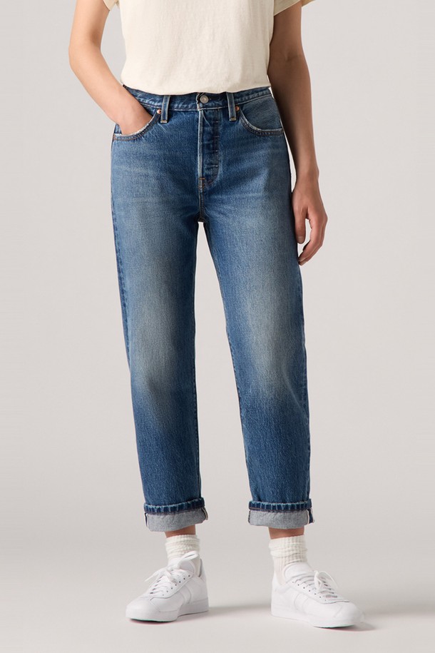 LEVI'S - 데님 - 501 오리지널 크롭 셀비지 진_36200-0346