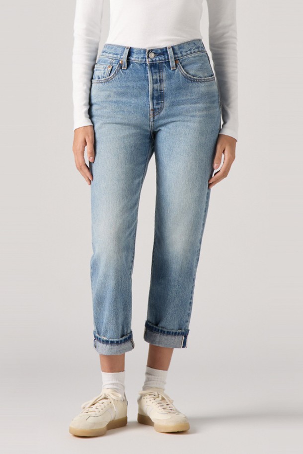 LEVI'S - 데님 - 501 오리지널 크롭 셀비지 진_36200-0347