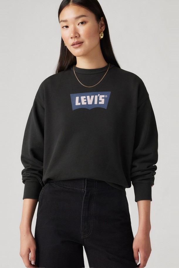 LEVI'S - 스웻셔츠 - 그래픽 아이코닉 헤리티지 크루넥 스웨트셔츠_000RM-0003