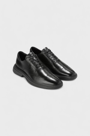 [ORIGINALGRAND CITYSPECTRE WINGTIP OXFORDS] 블랙 남성 옥스포드 [Width:W]_BLACK-a