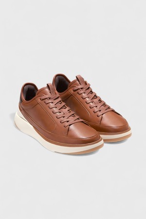 [25SS][GRANDPRO ALL DAY COURT SNEAKER] 브라운 남성 스니커즈 [Width:W]_BROWN-a