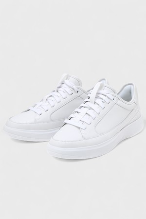 [25SS][GRANDPRO ALL DAY COURT SNEAKER] 베이지 남성 스니커즈 [Width:W]_WHITE-a