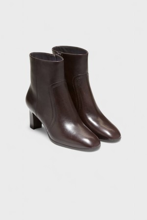 [25FW][GRAND AMBITION 2.0 BOOTIE] 진한 브라운 여성 부츠 [Width:B]_BROWN-a