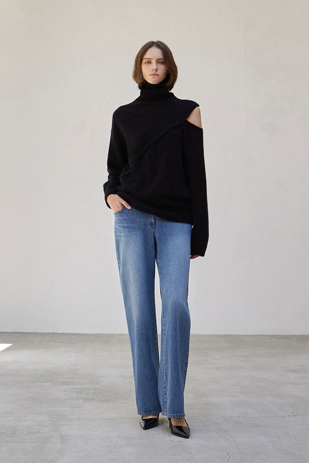 MARE DI MARI - 롱/미디팬츠 - Straight-Leg Jeans Blue