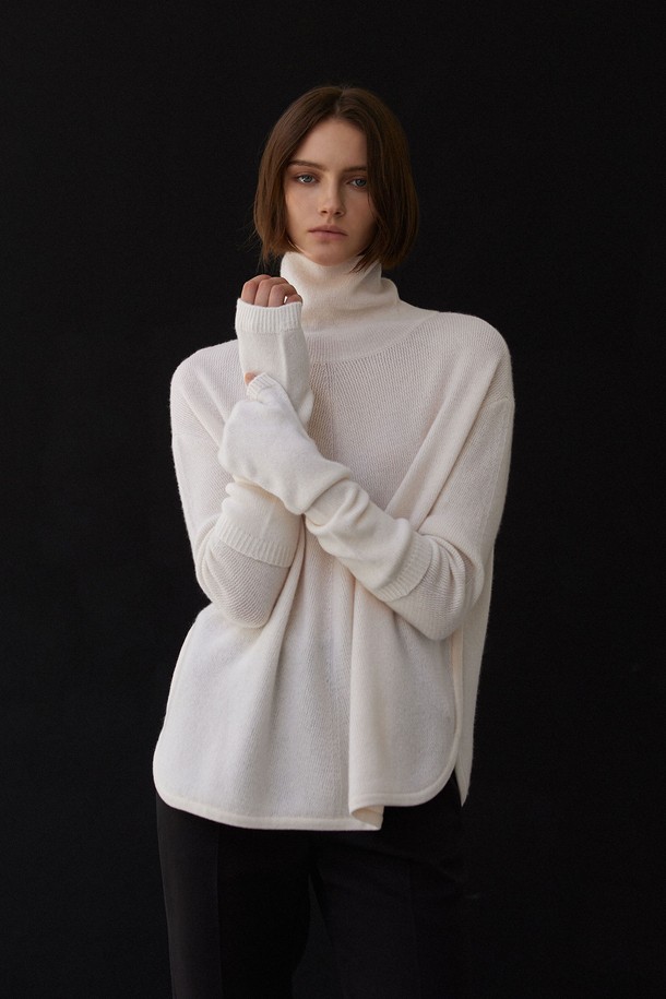 MARE DI MARI - 장갑 - Cashmere 100% Hand-Warmer Ivory