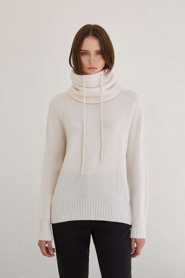 MARE DI MARI - 스카프/머플러 - Cashmere 100% Neck-Warmer Ivory