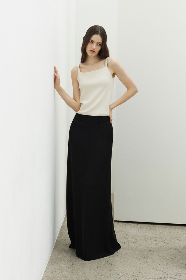 MARE DI MARI - 스웨터 - Square Neck knit Sleeveless Ivory