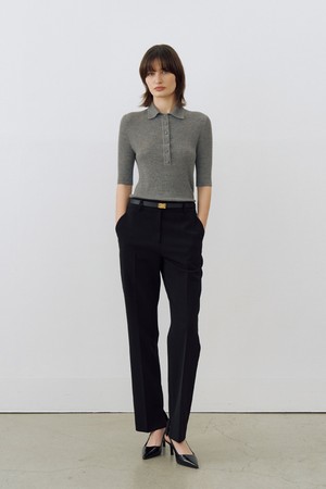 Tailoring Cigarette Pants Black