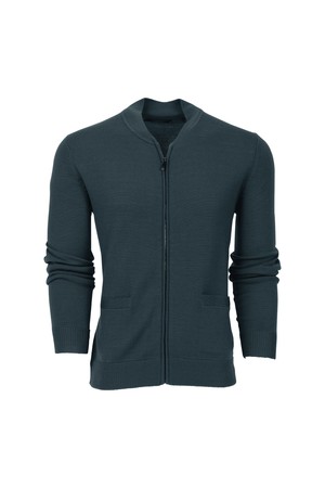 [남성] 사가포낵 메리노 울 스웨터 집업 가디건 - 그린(302)_GREEN-a