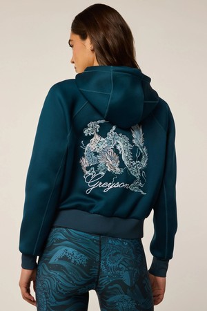 [여성] 매직 드래곤 크리스티나 풀집 후디 - 다크그린(645)_GREEN-a