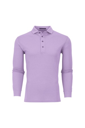 [남성] 오마하 롱슬리브 폴로 - 핑크(762)_GREEN-a