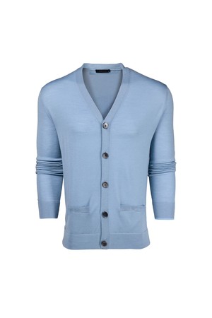 [남성] 새러토가 메리노 울 가디건 - 라이트블루(942)_NOCOLOR-a